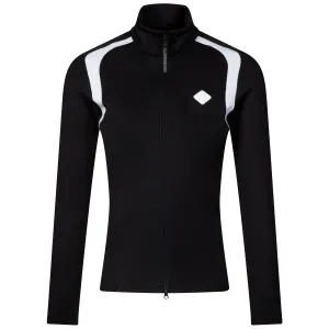 Womens Solar Full Zip Mid Layer Black - AW23